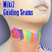 2 jpg files of guiding colors to help you figure out what goes where while working on Miki2 seams. These are guiding colors only; they are not as accurate as seam guides.